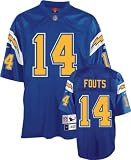 Dan Fouts Reebok EQT Replithentic Throwback San Diego Chargers Youth Jersey - Small (8)