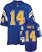 Dan Fouts Reebok EQT Replithentic Throwback San Diego Chargers Youth Jersey - Small (8)