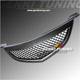 Genki Tuning - 2004 2005 2006 Mazda 3, 4 Door ABS Front Hood Carbon Fiber Grill Grille 04 05 06 4D