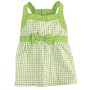 East Side Collection ~ Gingham Dog Dress ~ Green ~ Small [Misc.] [Misc.]