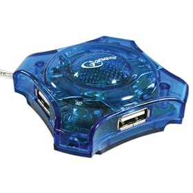 Gembird UHB-C224 Crystal USB 2.0 Hub - Hub - 4 x USB - desktop
