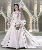 Kate Middleton Royal Wedding Vinyl Portrait Doll
