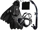 Snorkeling Mask Fin Snorkel Set Gear Package
