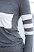 Willtoo® 2015 Womens Long Sleeve Round Neck Splice Shirt Blouse Tops (US Size:4, Gray)