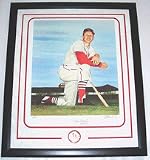 Stan Musial Autographed Limited Edition Custom Framed 16 x 20 Lithograph by James Fiorentino with