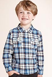 Pure Cotton Classic Collar Checked Shirt