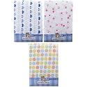 Flannel Fitted Crib Sheet, Circle Theme