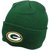 NFL Reebok Green Bay Packers Green Cuffed Knit Beanie