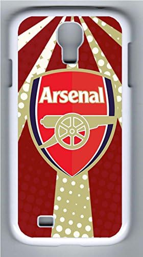 S4 Case, Galaxy S4 Case, Customize Samsung Galaxy S4 Hard Plastic White Protective Case Shock-Absorption Bumper Case for New Galaxy S4 - Arsenal Fc Logo