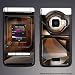 Nokia N75 brown abstract Gel skin n75-g96