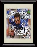 Framed Tim Tebow "Man of Many Missions" Autograph Print