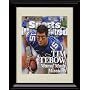 Framed Tim Tebow "Man of Many Missions" Autograph Print
