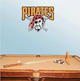 Pittsburgh Pirates Baseball Wall Decal 25" x 14"
