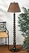 ODFL4261LBR The Montserrat Collection Outdoor Floor Lamp - Shaded/Downlight