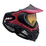 Paintball Dye Invision 2007 I3 Pro Thermal Mask/ Goggles w/Soft Ears - Red