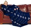 New York Yankees Adult Comfy Throw Blanket with Sleeves