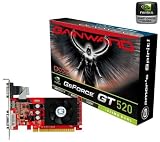 Gainward GeForce GT520 Grafikkarte (PCI-e, 1GB, GDDR3 Speicher, DVI, HDMI)