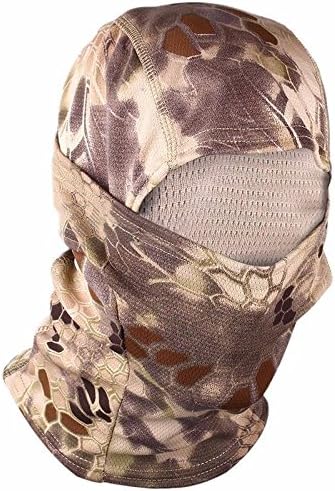 NEW Camouflage Balaclava Army Outdoor Tactical Military Full Face Mask Cap Hats (Color: Desert)