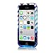 iPhone 5C Case, Tradekmk(TM) Brand New Cool Durable Hybrid 3-Piece Shockproof Bumper Hard Back Case Cover[Anchor+Starry Sky Pattern] Compatible with Apple iPhone 5C[+Stylus+Screen Protector+Cleaning Cloth]-(Black)