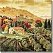 Tuscan Serenity by Robin Wethe Altman - Tuscan Landscape Glass Tile Wall Floor Mural 18