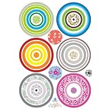 Reusable Decoration Wall Sticker Decal - Flower Spindles