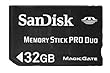 SanDisk SDMSPD-032G-B35 PRO Duo Carte M�moire Memory Stick 32 Go