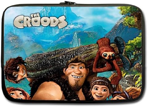 one side 13.3'' Neoprene Laptop Bag Macbook Pro Bag Cover with The Croods Logo