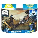 Star Wars The Clone Wars Pirate Speeder Bike with Cad Bane