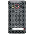 Amzer Luxe Argyle AMZ22555 Skin Case for HTC EVO 4G (Smoke Grey)