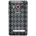 Amzer Luxe Argyle Skin Case for HTC EVO 4G - Smoke Gray