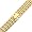 www.messingrohre.com - Marburger Top Line - massives Uhrband aus Messing - plaqu� vergoldet - 14 mm