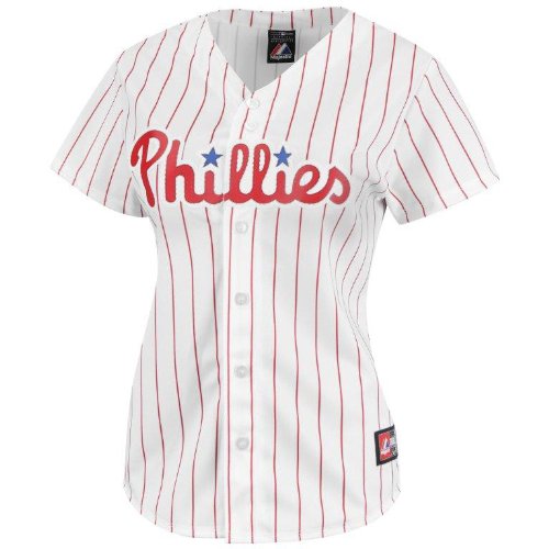 Majestic Women's Plus Size Philadelphia Phillies Replica Jersey