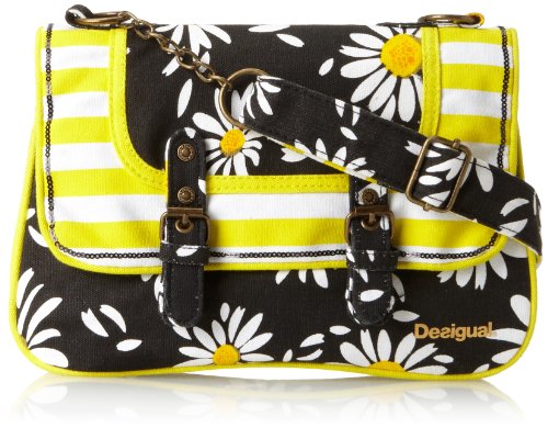 Desigual Girls 7-16 Mixed Print Messenger Bag
