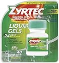 Zyrtec Liquid Gels, 40 Count