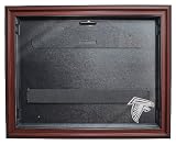 Atlanta Falcons Removable Face Jersey Display, Mahogany