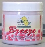 Stevita Co. Inc. BREEZE Strawberry flavored stevia drink mix, 2.8oz jar