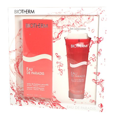 Biotherm Eau de Paradis Geschenkset (Eau de Toilette, Duschgel), 1 Set