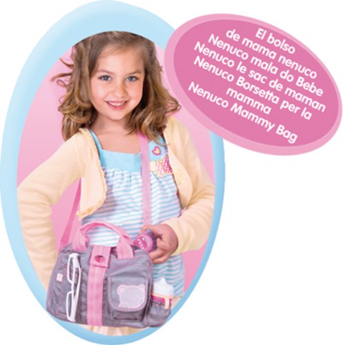 Imagen 3 de Famosa Nenuco Bolso de Mamá - Bolso con accesorios de mamá para muñecos Nenuco