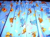 NEW VALANCE WINDOW CURTAIN MADE FROM EEYORE POOH TIGGER FABRIC