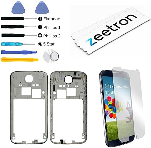 Zeetron Galaxy S4 L720 I545 Premium Midframe Middle Bezel Replacement Kit (CDMA/Verizon/Sprint Only)
