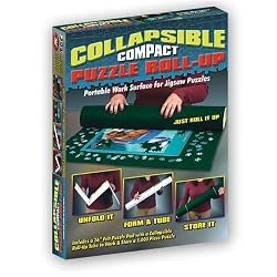 Collapsible Fell Roll Up Portable Work Surface for Jigsaw Puzzles