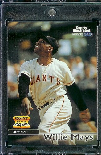 1999 Fleer Sports Illustrated Greats of the Game # 24 Willie Mays San Francisco Giants Baseball Card - Mint Condition - Shipped In Protective ScrewDown Display Case!