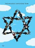 Hassidic Sky Diving Team Birthday Card