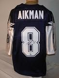 Troy Aikman Autographed/Hand Signed 2 Star Custom Jersey