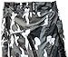 Astek Men's White Camo MTB BMX Baggy Padded Mountain Bike Shorts