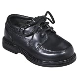 Jefferies Socks Boys  Stripe Dress Crew 3 Pack, Black, Khaki, Navy, 9-11