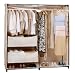 Rubbermaid 60-Inch Canvas Closet with Basket Hangers