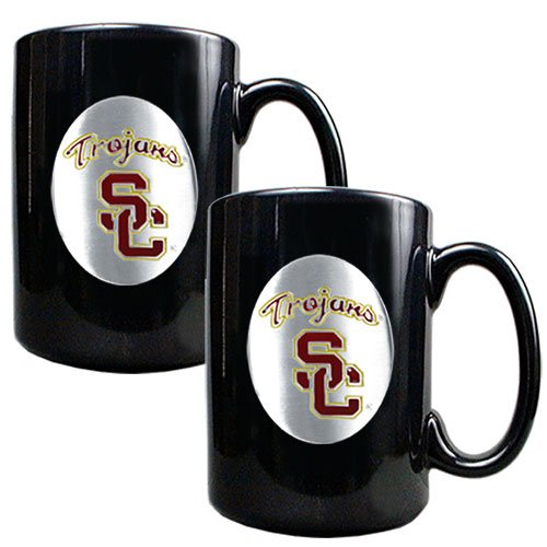 USC Trojans NCAA 2pc Mug Set