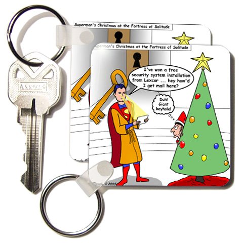 Supermans Christmas - Set Of 6 Key Chains