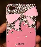 Bling Bling iPhone 4G/4S Crystal Diamond Bow Tie Pattern Hard Case/Cover/Protector-by Kaleidoscope